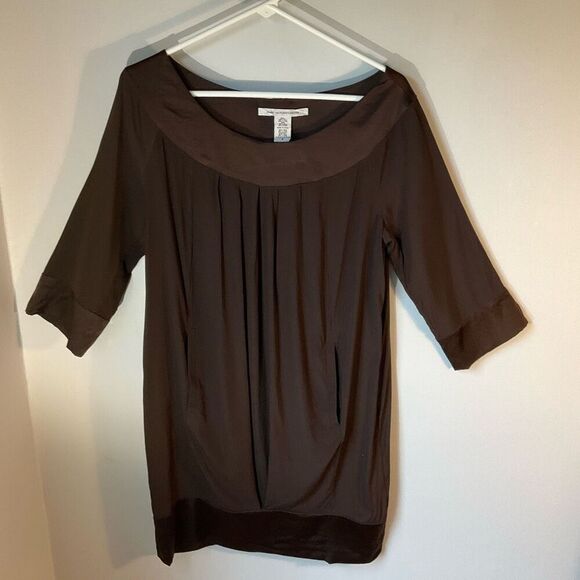 Diane Von Furstenberg Peggy Dress, 6. Chocolate brown. Pockets! - Picture 14 of 16